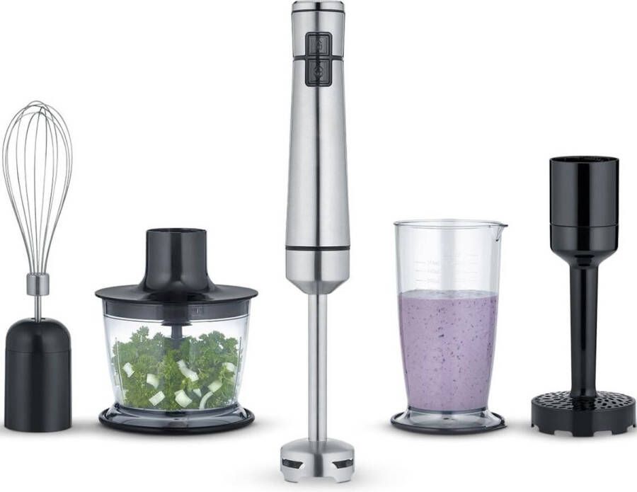 ApexArte Staafmixer Set Hakmolen Groentesnijder Soepmaker Draadloos