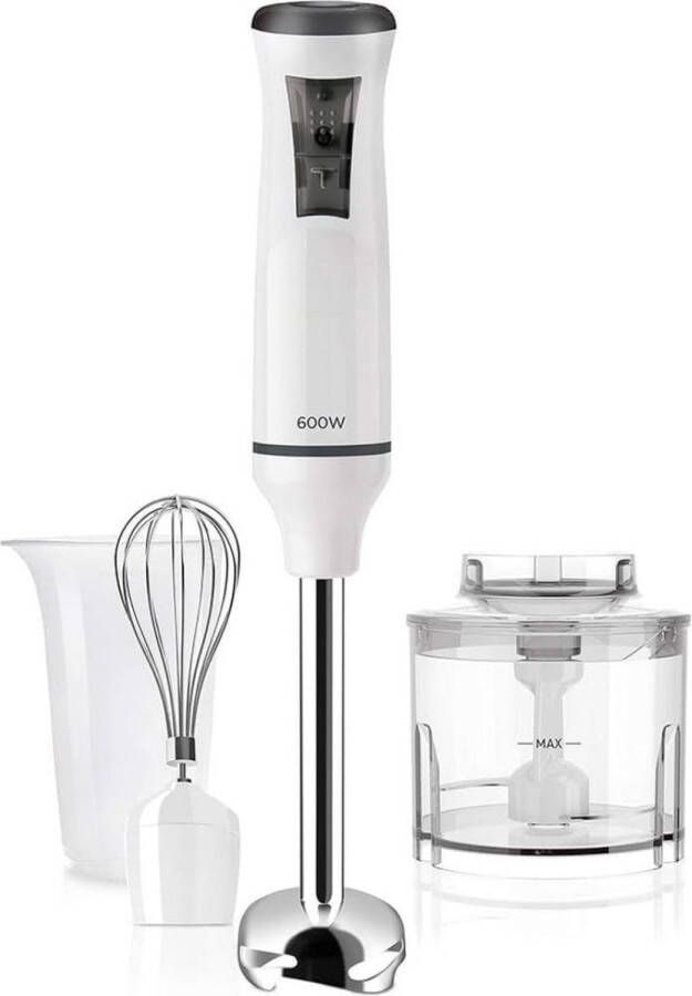 ApexArte Staafmixer Set Hakmolen Groentesnijder Soepmaker Draadloos