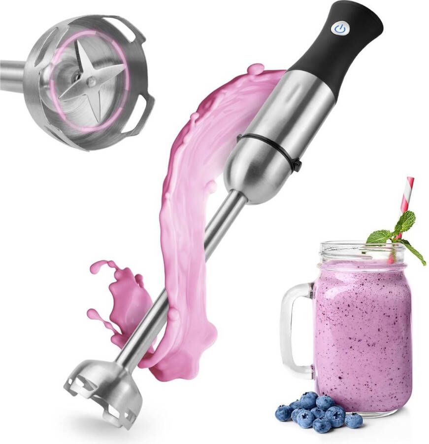 ApexArte Staafmixer Set Hakmolen Groentesnijder Soepmaker Draadloos