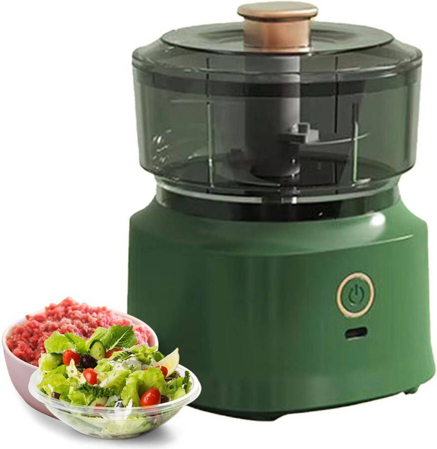 ApexArte Elektrische Groentesnijder Multifunctioneel Vleesmolen Gehaktmolen Uiensnijder Groen