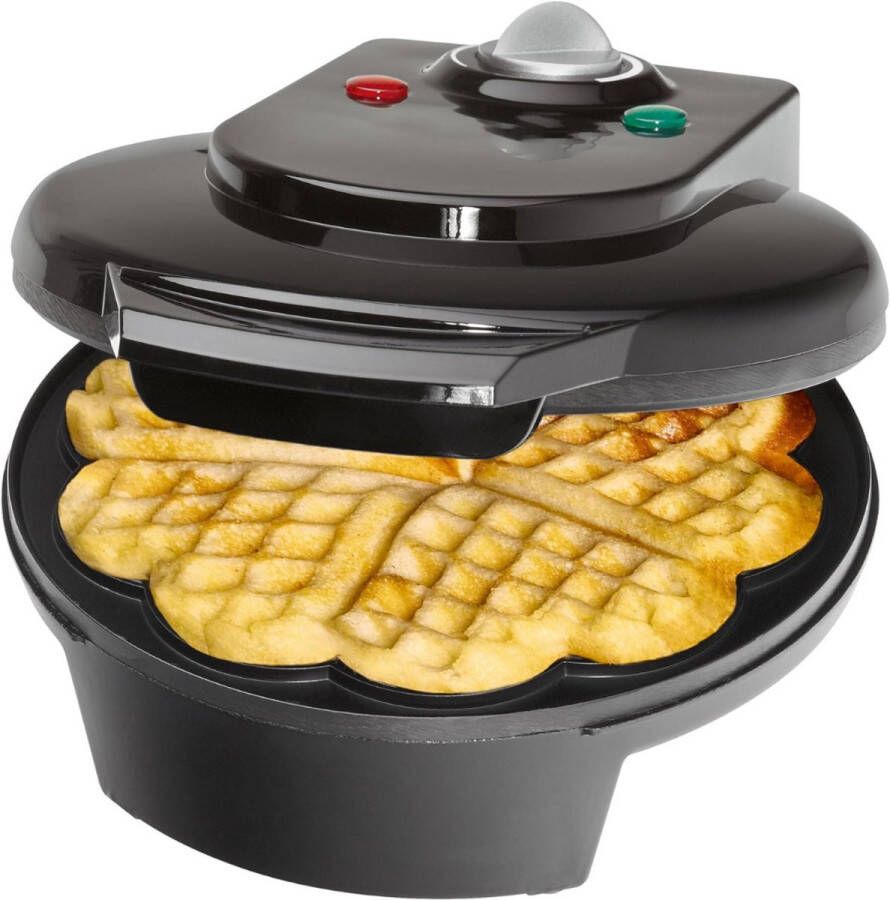 ApexArte Wafelijzer Contact Grill Tosti Apparaat Zwart met Wit