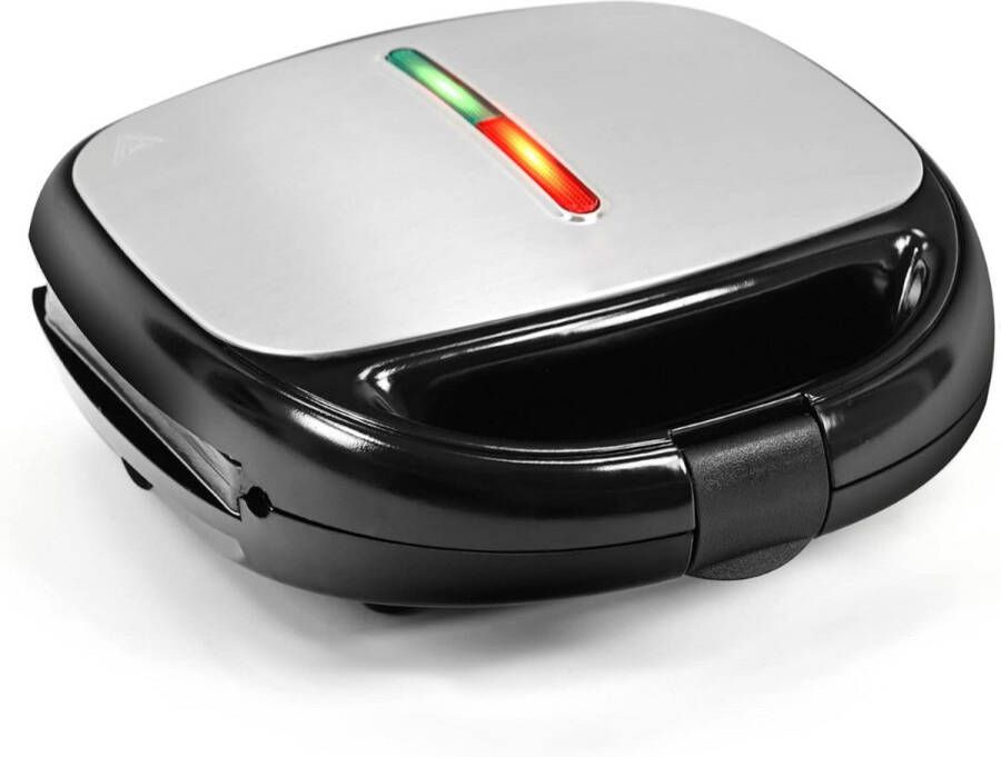 ApexArte Wafelijzer met Verwisselbare Platen Contact Grill Tosti Apparaat