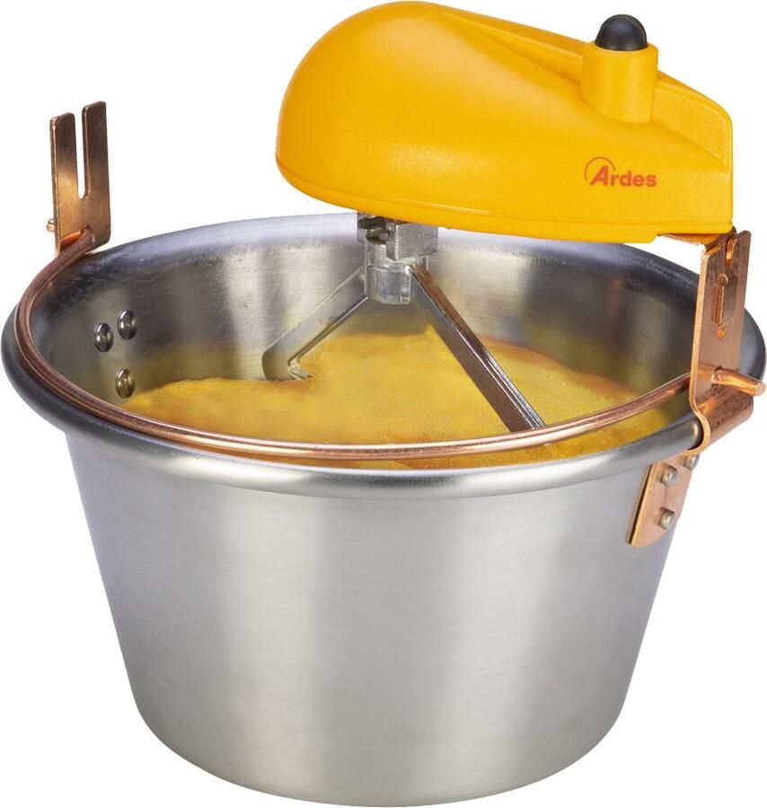 Ardes AR2481 mixer Staande mixer 15 W Koper Roestvrijstaal Geel