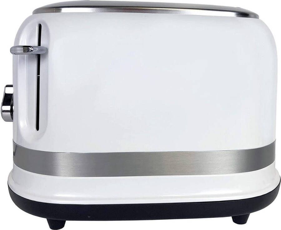 Ariete 0149 01 Moderna broodrooster met tostiklemmen 6 bruiningsniveaus 2 Sleuven Opwarm en Ontdooi-functie 815W Wit - Foto 2