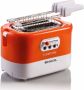 Ariete 0159 Broodrooster 2 Sneden Oranje Vermogen 700 W - Thumbnail 2