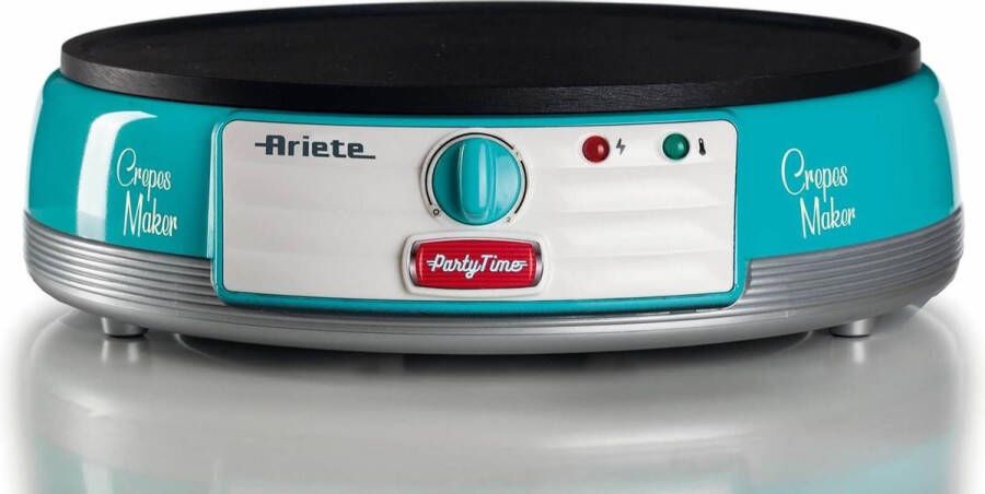 Ariete 0202 01 Pannenkoekenmaker Crêpemaker 30 centimeter Regelbare thermostaat Inclusief Accessoires blauw - Foto 3