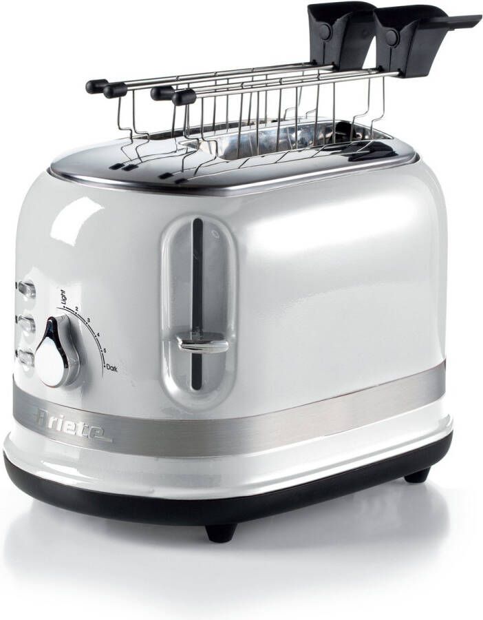 Ariete 0519 Moderna broodrooster 2 sneden 6 standen incl tostiklemmen 815 Watt wit