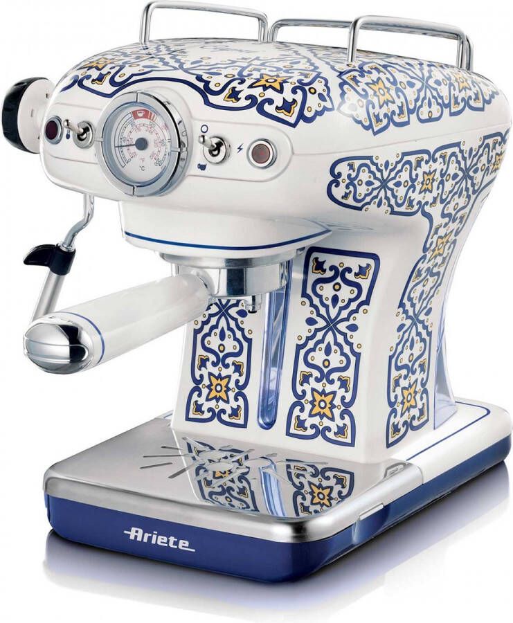 Ariete 1389 Capri Italiaans design Espressomachine 900W 0 9L tank inhoud ook geschikt voor pads