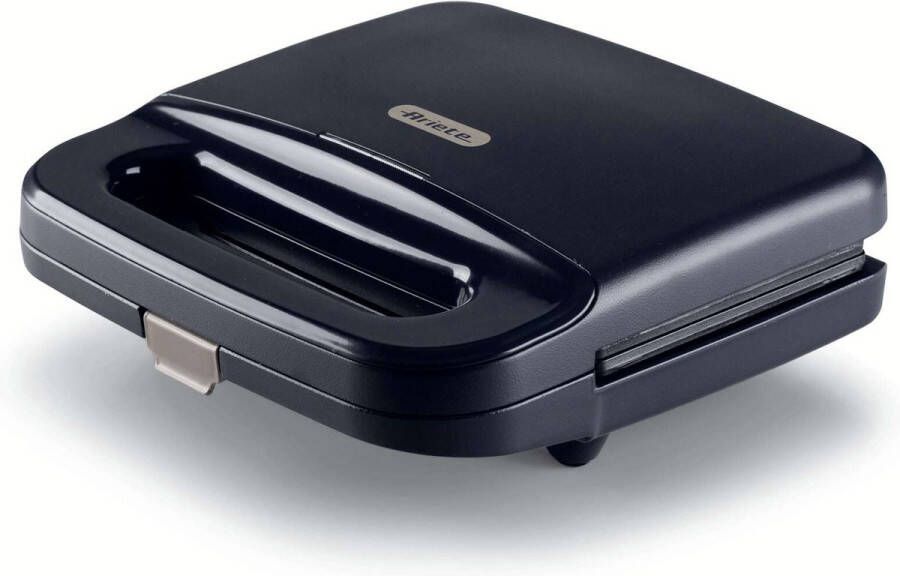 Ariete 1971 00 tosti-apparaat sandwichmaker 750 Watt Antiaanbaklaag Verticaal op te Bergen Easy Lock Systeem Zwart