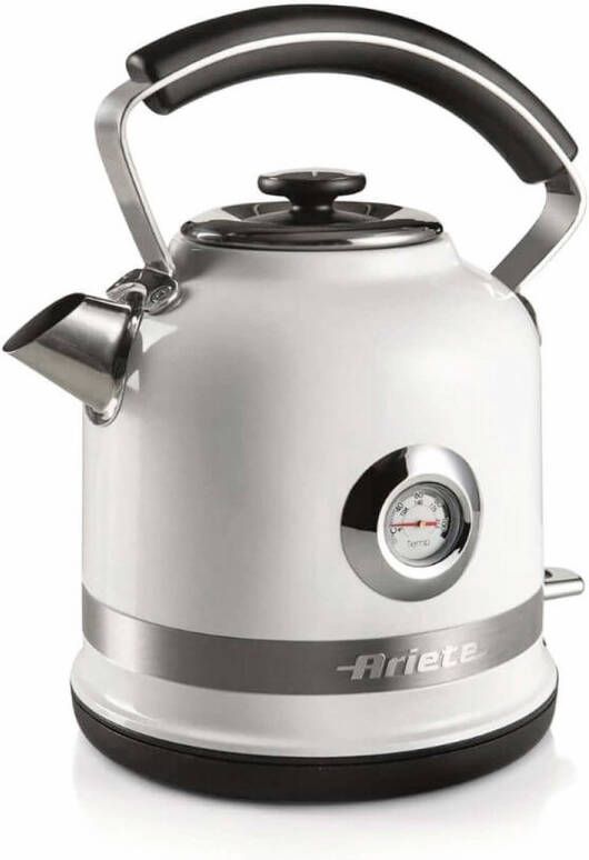 Ariete 2854 01 Moderna Waterkoker met ingebouwde thermometer 1 7 Liter Elektrische Waterkoker 2000 Watt wit