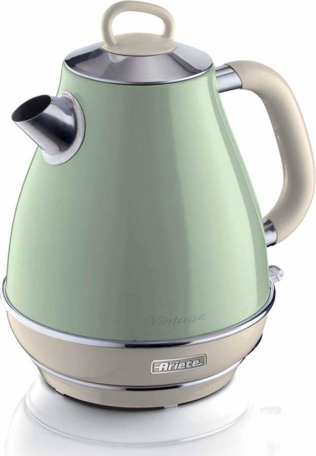 Ariete 2869 04 Vintage waterkoker 2000W 1 7 liter inhoud draadloos Groen