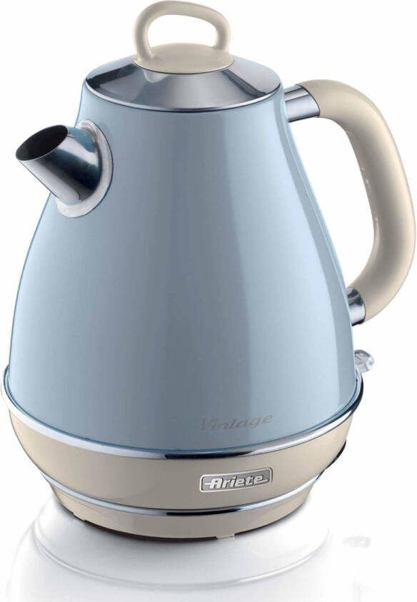 Ariete 2869 05 Vintage waterkoker 2000 Watt 1. 7 liter inhoud draadloos blauw
