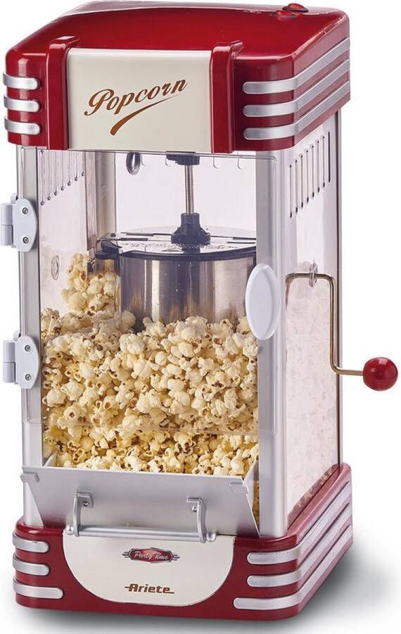 Merkloos Ariete Popcorn Machine Popper XL Ongeveer 4 Porties Per Keer Rood - Foto 2