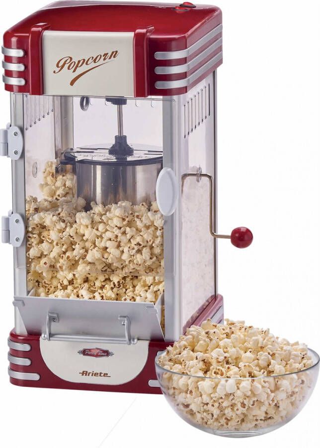 Merkloos Ariete Popcorn Machine Popper XL Ongeveer 4 Porties Per Keer Rood
