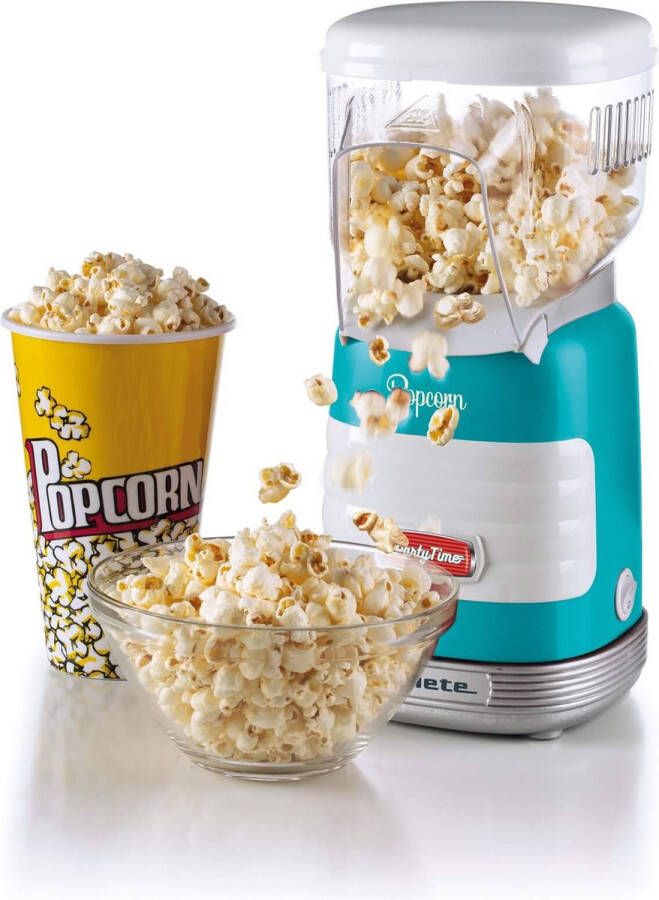 Ariete Pop Corn Party Time Blauw Transparant 60 g 1100 W 185 x 140 x 305 mm 950 g 1 5 kg