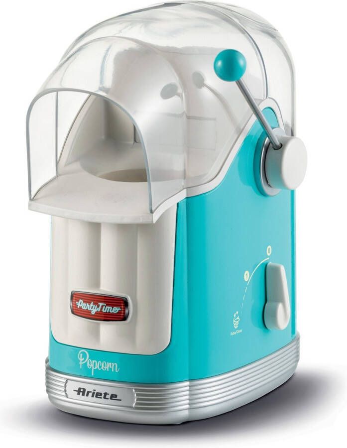 Ariete 2958 01 Popcorn Machine popcornmaker Bereiding zonder vet Hetelucht Klaar in 3 min blauw