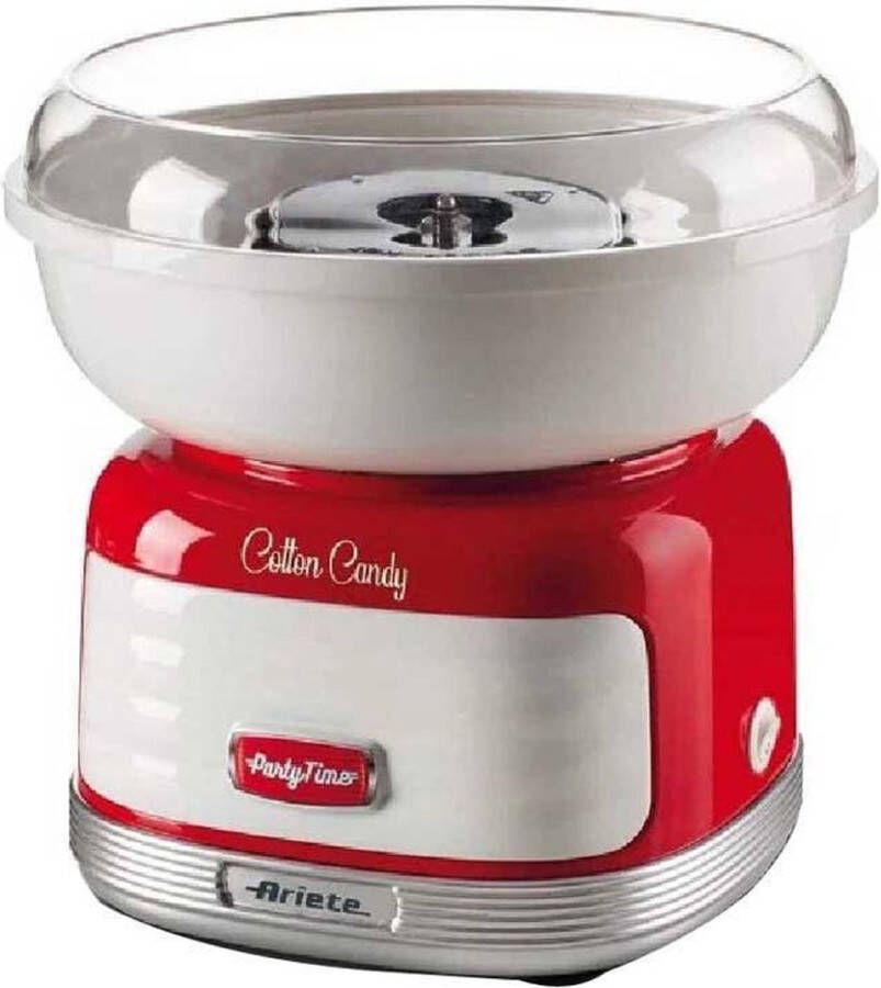 Ariete 2973 00 Retro Suikerspinmachine suikerspin machine voor kinderfeestjes en partijen 500 Watt Rood