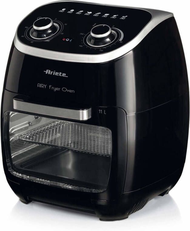 Ariete 4619 00 Airfryer Oven Hetelucht friteuse 2000W 11 liter 80 tot 200°C 8 automatische programma's 6 accessoires