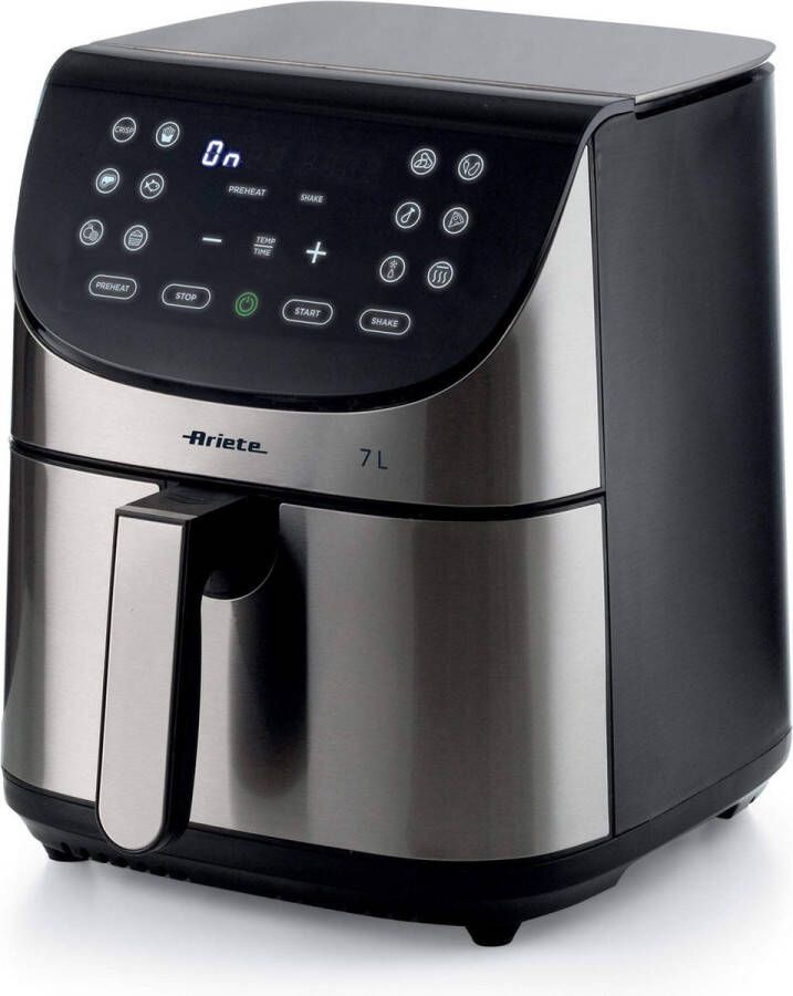 Ariete 4628 Airy Fryer Metalen Airfryer 7L 1800 W Multifunctionele antiaanbakmand met stalen rooster