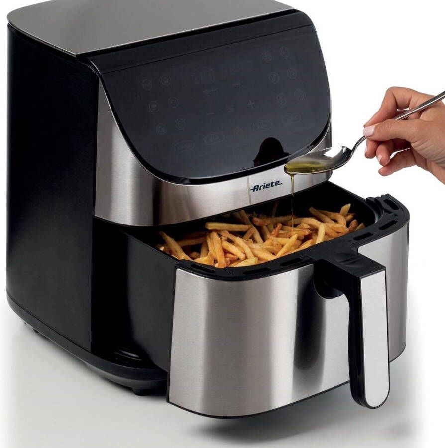Ariete 4628 Airy Fryer Metalen Airfryer 7L 1800 W Multifunctionele antiaanbakmand met stalen rooster - Foto 2
