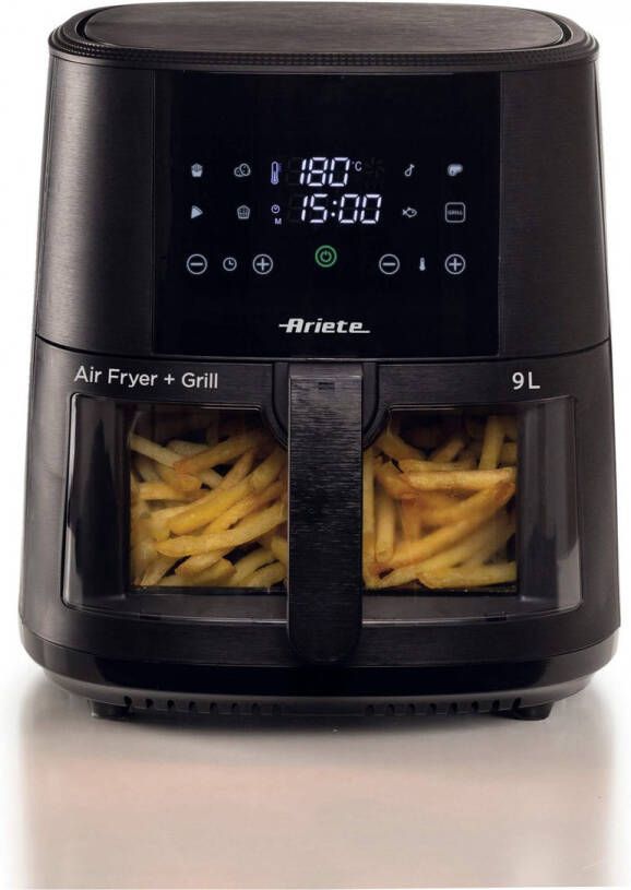 Ariete 4630 00 Enkel 9 l Vrijstaand 1500 W Heteluchtfriteuse Zwart