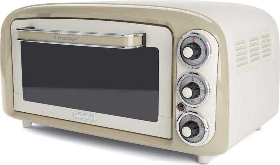 Ariete Vintage 979 Mini Oven – 18L – 1380W – Elektrische Oven Beige
