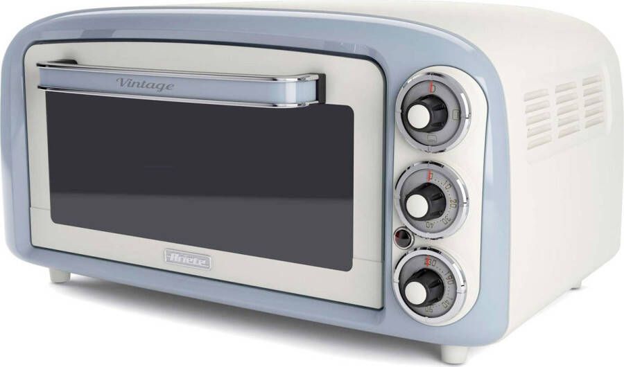 Ariete 979 05 Vintage oven vrijstaand 18 Liter timer 1380 Watt blauw