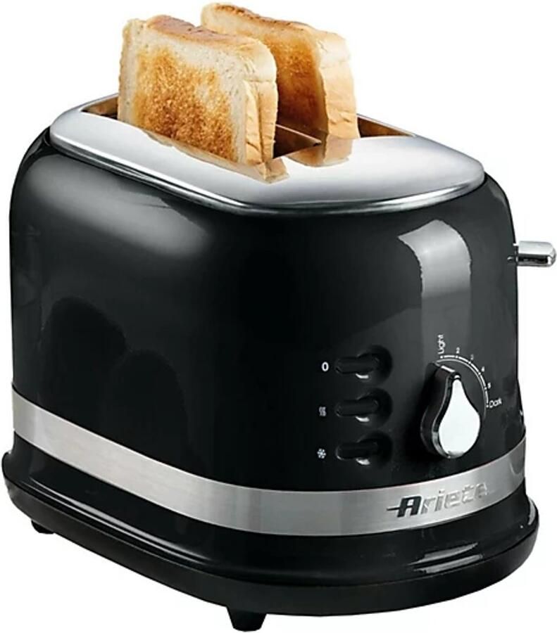 Ariete 0149 12 Moderna Broodrooster 2 Sleuven Ontdooi & opwarm functie 815 Watt Zwart - Foto 2