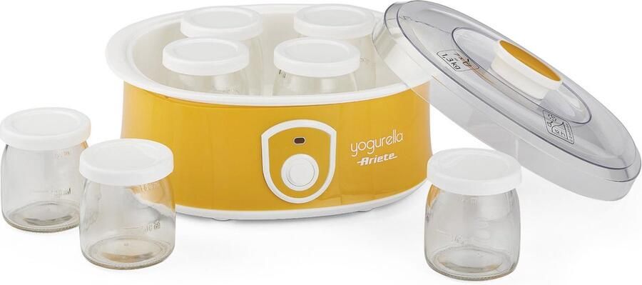 Ariete 0617 Yogurella yoghurt maker totaal 1 3 liter 7 glazen potjes 20 Watt - Foto 2