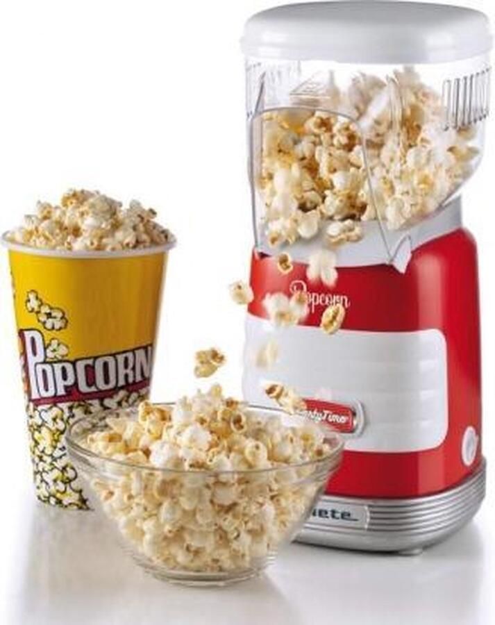 Ariete 2956 Popcorn Machine Rood Vetvrije Popcorn binnen 2 min