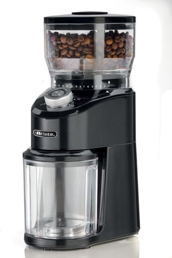 Ariete 3023 00 Elektrische Koffiemolen 200 Watt tot 200 gram 14 maalinstellingen Zwart - Foto 3
