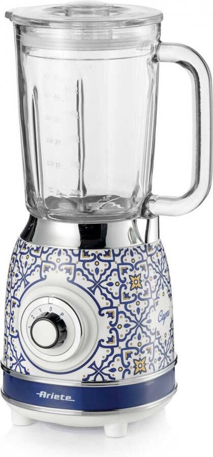 Ariete Capri 0583 Italiaans design blender 1100 Watt glazen kan 1 5 liter inhoud Ice crush