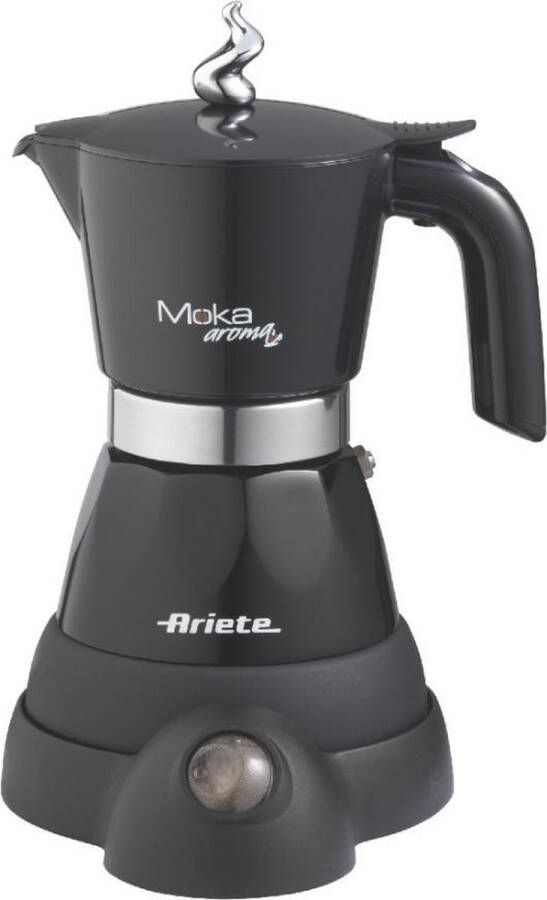 Ariete 8003705110960 Vrijstaand Elektrische Moka Express 4kopjes Grijs Wit koffiezetapparaat