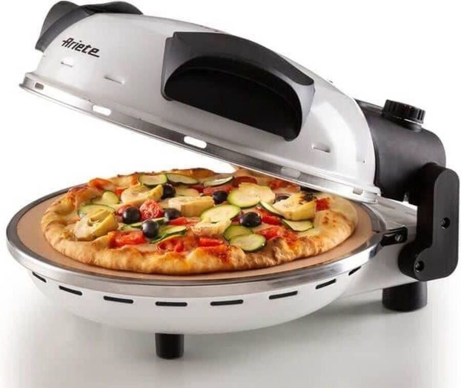 Ariete 0917 00 PIZZA IN 4 'MINUTES pizzaoven 1200W timer tot 400°C wit - Foto 2