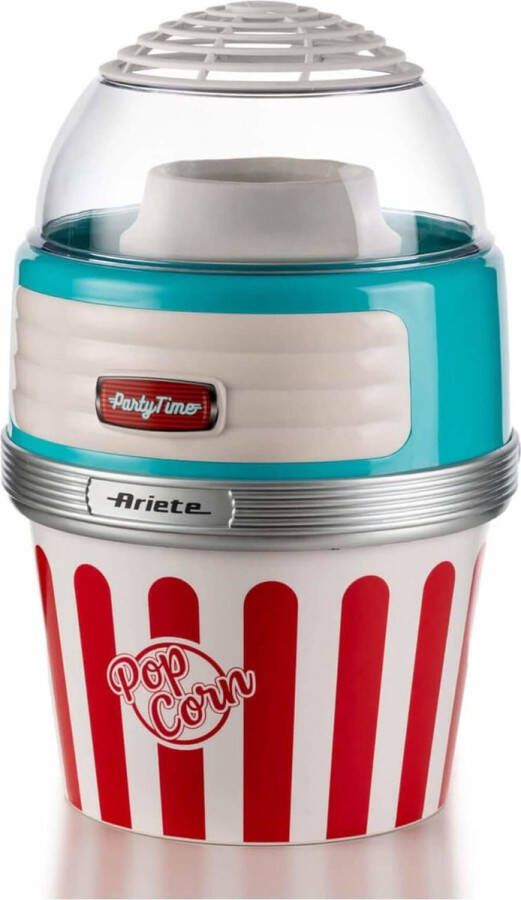 Ariete 2957 01 50's Style Popcornmachine 1100 Watt Bereidingstijd: 60 gram in 2 min blauw - Foto 2