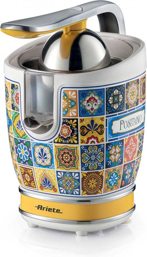 Ariete Positano 0413| Italiaans design elektrische citruspers 400 Watt 2 perskegels 600 ml inhoud