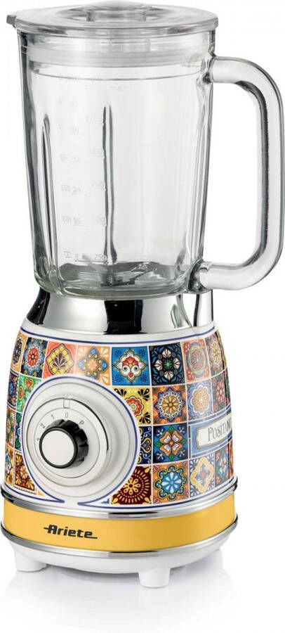 Ariete Positano 0583 Italiaans design blender 1100 Watt glazen kan 1 5 liter inhoud Ice crush