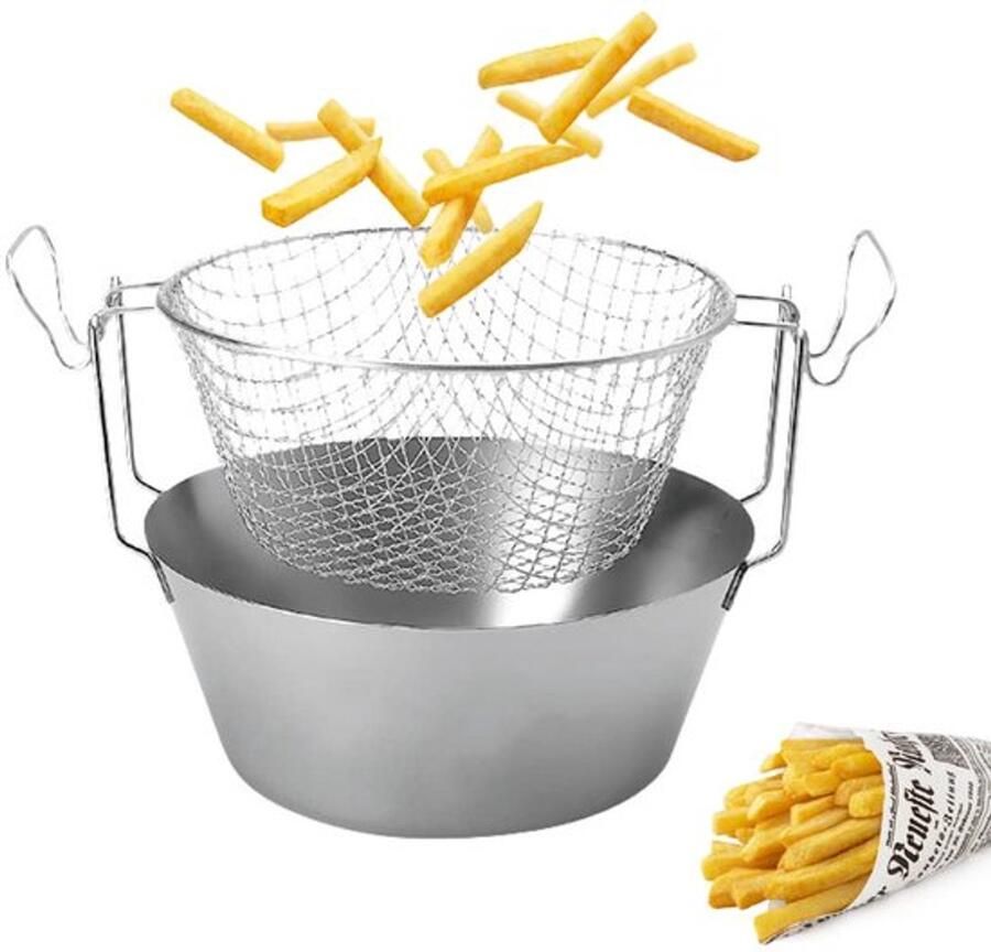 Art23226 Friteuse Thermobodem roestvrij staal 26 cm
