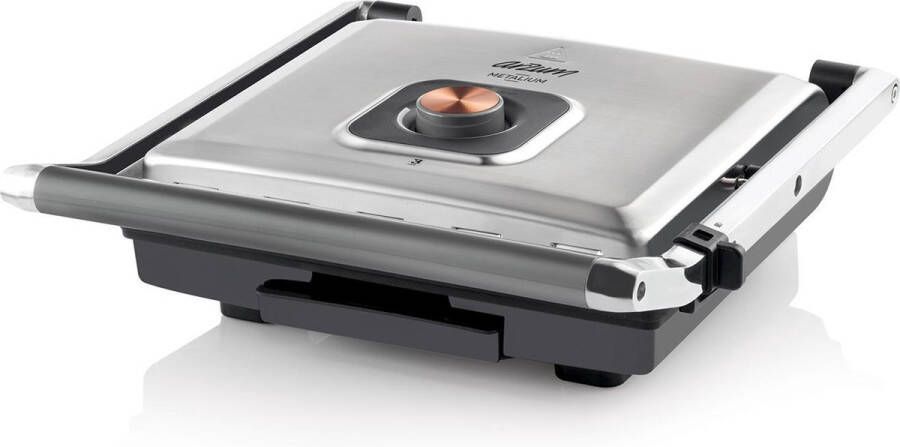 Arzum AR2022 Metalium Grill & Sandwich Maker 2000W Roestvrijstaal Stainless Steel - Foto 1