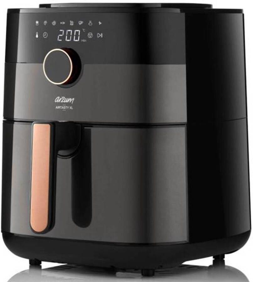 Arzum Airtasty XL Air Fryer AR2091-0400 Zwart Koper Heteluchtfriteuse 6 Liter 1750W - Foto 2