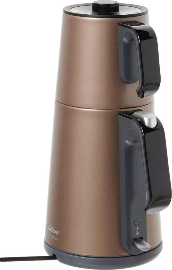Arzum AR3080-G Cay Sefasi theeketel 1650W 1 2 LT theepot inhoud roestvrijstalen theepot 1 8 L waterreservoir waterbereiding waterkoker roestvrijstalen theefilter - Foto 2