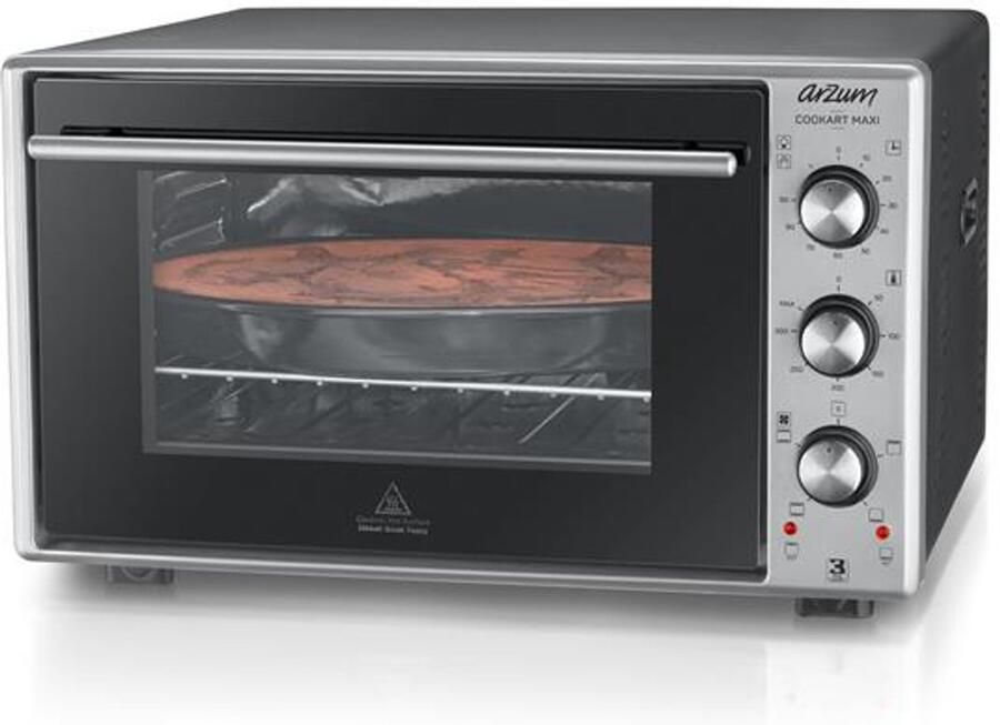 Arzum Cookart Maxi Oven AR2002-0600 1600 W 50 L Zilver Zwart