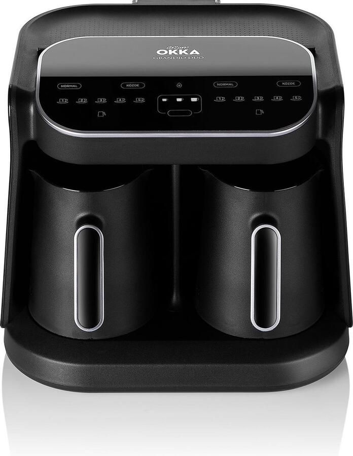 Arzum OKKA Grandio DUO Chrome Turkse Koffiemachine 10 kopjes Turkish Coffee Maker Vrijstaand Turks Koffiezetapparaat