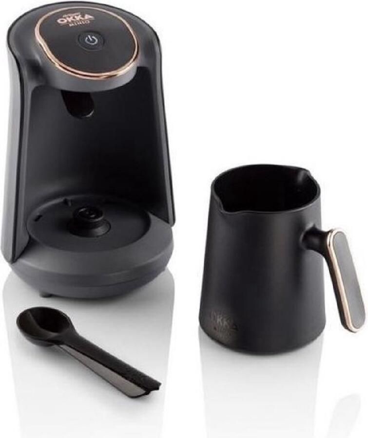 Arzum OKKA Minio Copper Turkse Koffiemachine Zwart & Koper 4 kopjes OK004 Black & Copper Turkish Coffee Maker