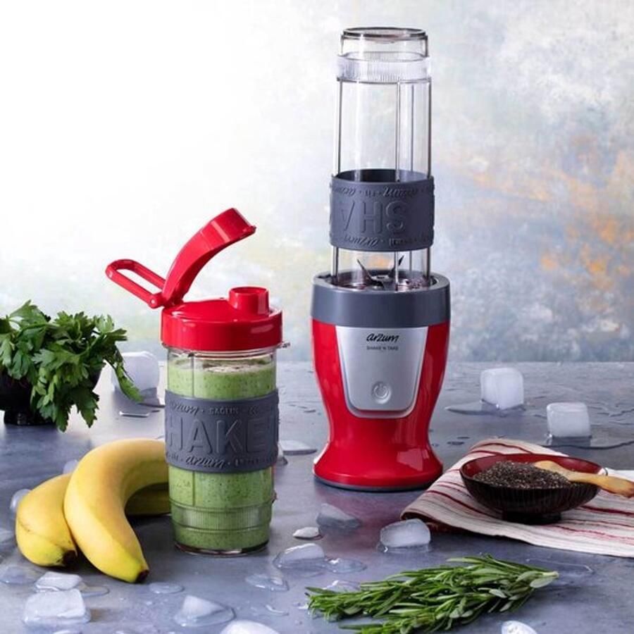 Arzum AR1032 Shake'N Take 970 l Blender voor op aanrecht 300 W Rood