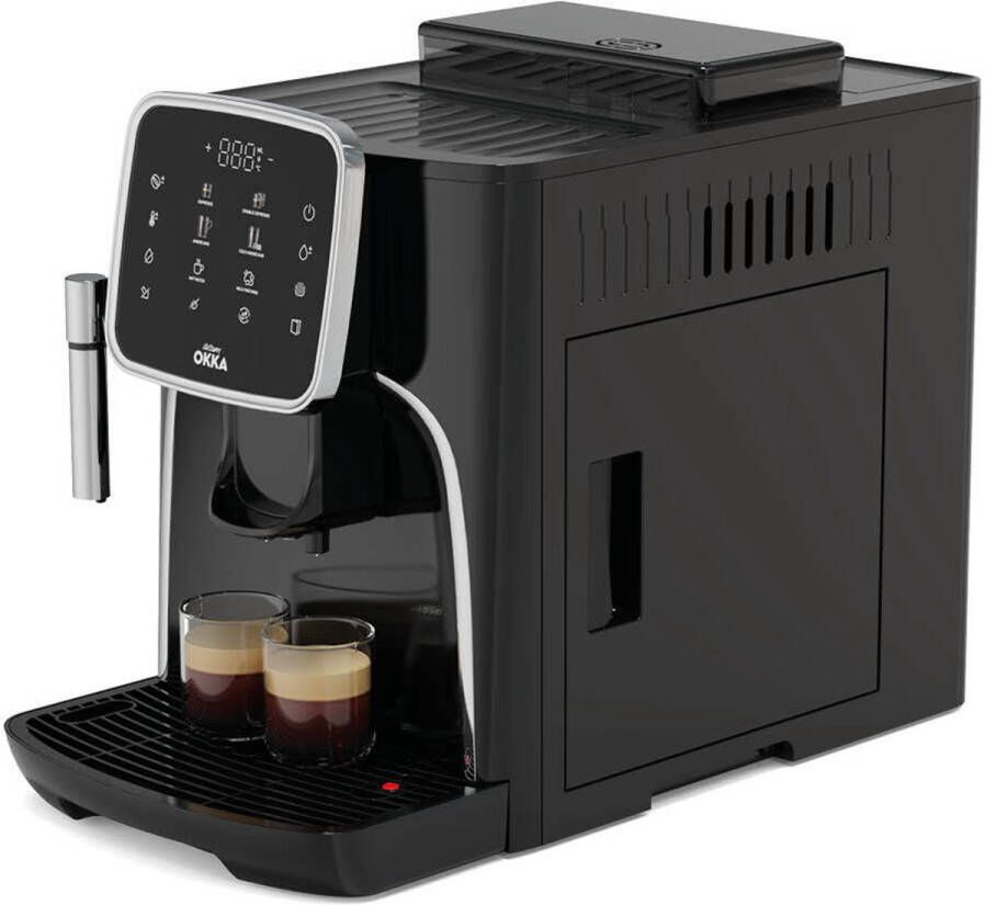 Arzum OKKA Espresso Pro M Automatische Espressomachine OK0030-0500 Chroom 11 Koffiepecialiteiten Touchscreen Melkopschuimer Verstelbare temperatuur en maalgraad 19 bar Kopjesverwarmer Automatische reiniging 1450W - Foto 2