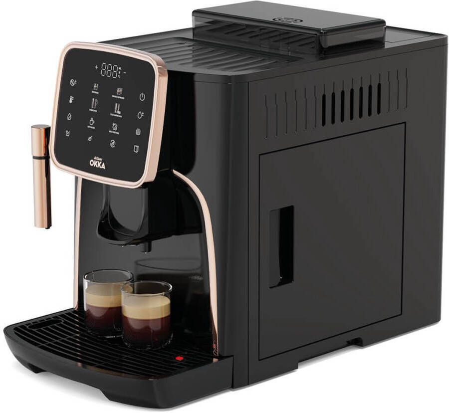 Arzum OKKA Espresso Pro M Automatische Espressomachine OK0030-0400 Chroom 11 Koffiepecialiteiten Touchscreen Melkopschuimer Verstelbare temperatuur en maalgraad 19 bar Kopjesverwarmer Automatische reiniging 1450W - Foto 3