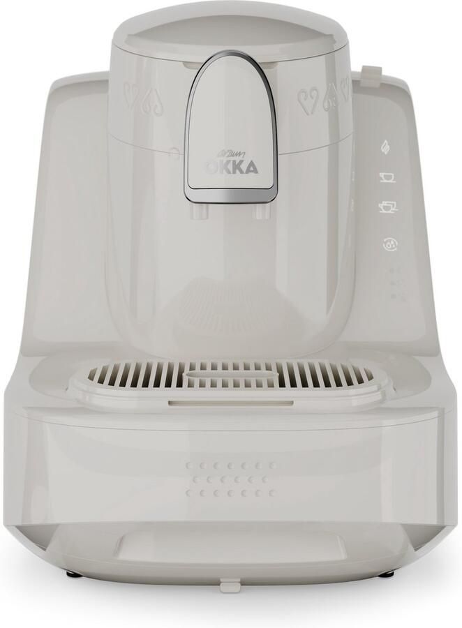 Arzum OKKA Elite Turks Koffiezetapparaat OK0040-2600 Wit Chroom 2 kopjes Aanpasbare temperatuur Volautomatisch 710W