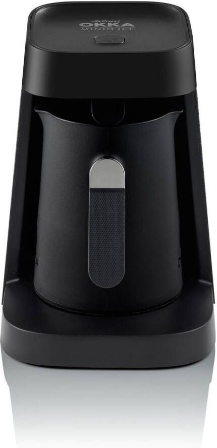 Arzum OKKA Minio Jet Turks Koffiezetapparaat OK0017-0500 Zwart Chroom Dubbelzijdige koffiepot 1-5 kopjes 480W