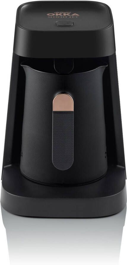 Arzum OKKA Minio Jet Turks Koffiezetapparaat OK0017-0400 Zwart Koper Dubbelzijdige koffiepot 1-5 kopjes 480W